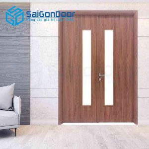 Cửa Gỗ MDF Melamine 2P1G1