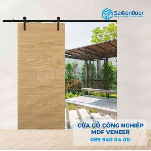 Cửa Gỗ MDF lua truot treo ray