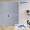 Cửa Gỗ Chống Cháy 2P son xam
