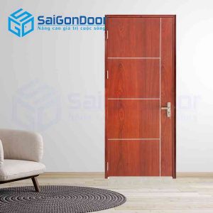 Cửa Gỗ Chống Cháy MDF Veneer P1R4 Cam xe