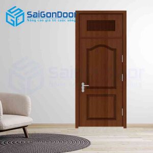 Cửa Gỗ Công Nghiệp SGD 2A walnut 1