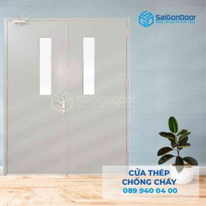 Cửa Thép Chống Cháy 2P1G2