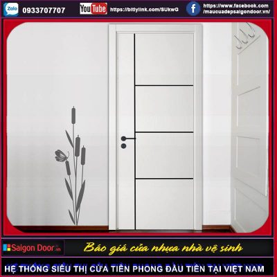 Cửa nhà tắm, cửa phòng tắm, cửa nhà vệ sinh, cửa phòng vệ sinh, cửa toilet giá rẻ