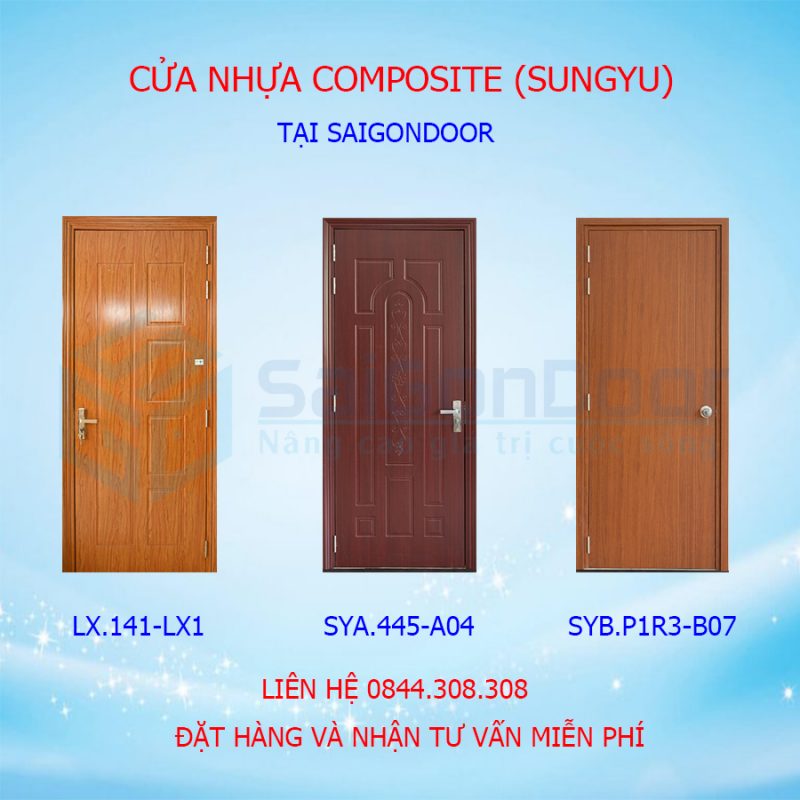 Cập nhập giá cửa nhựa composite Sungyu tại SaigonDoor đầu năm 2021 Cập nhập giá cửa nhựa composite Sungyu tại SaigonDoor đầu năm 2021