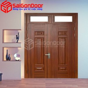 Cửa Thép Vân Gỗ SGD-KM.TVG-4C.12
